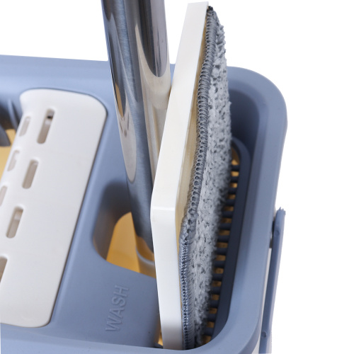 Ведро с вертикальным отжимом и шваброй Моп АКЦИЯ / S2-2 /уп 24/ бежевый/2 насадки