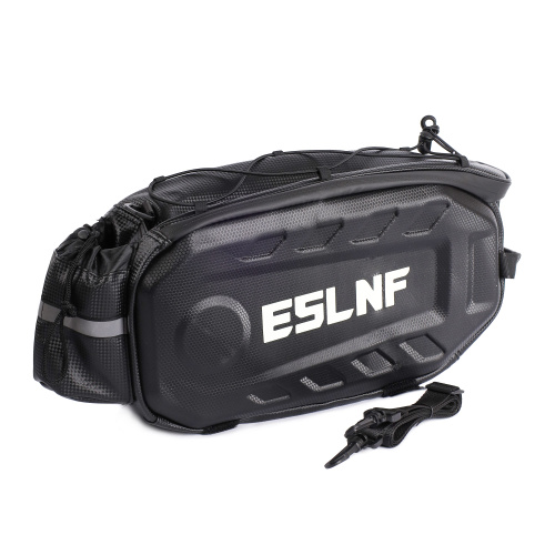 Сумка велосипедная на багажник ESLNF, жёсткий EVA Hard Shell корпус водонепроницаемый, с дополнительным отсеком для бутылки /уп 8/
