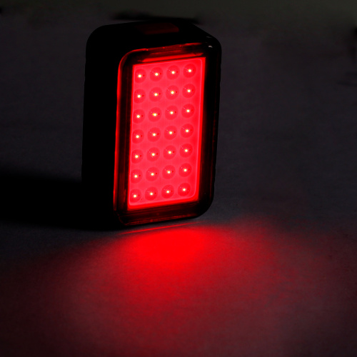 Фонарь задний интеллектуальный COMIRON "KULLEN" корпус анодированный CNC alloy, IP66; свет COB(28LED) 200lm, 3.7V 330mAh, USB, 7 режимов /уп 100/