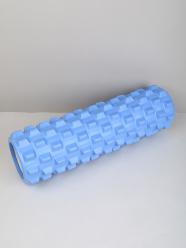 Ролик массажный спортивный Woohooo SHARP 45x14/ голубой /уп10