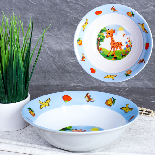 Набор посуды 3 предмета / C884# /уп 6/12/ Жирафик