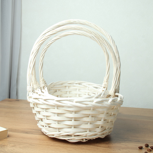 Корзина плетеная 3 штуки набор 28х10/23х9/18х8 см / S/3 22-56 /уп 40/