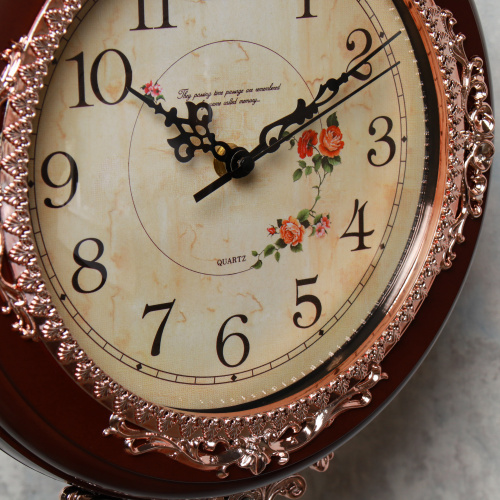 Часы настенные двухсторонние Вокзальные 19х35 см / 9887B /уп 6/