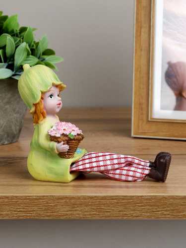 Фигурка Мальчик/Девочка висячие ножки 2 штуки набор / 2006 /уп 96/А