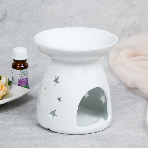 Аромалампа белая 10 см / XL-0017 /уп 48/Ночное небо