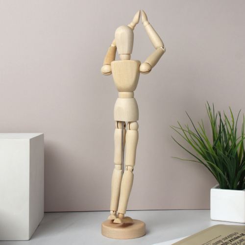 Сувенир Человек деревянный 33 см / H-33 /уп 50/