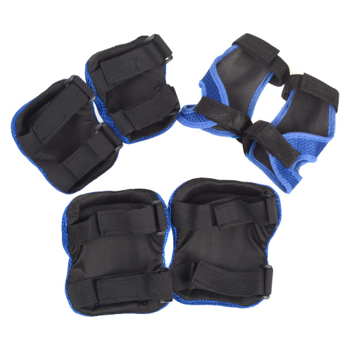 Защита для катания на роликах и велосипеде 6 предметов. 15лет и старше / Yan-58Big-BL /уп 100/ синий