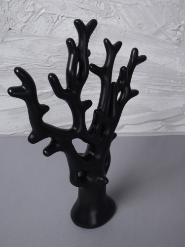 Статуэтка Коралл 30 см черный / JIN-08 /уп 20/