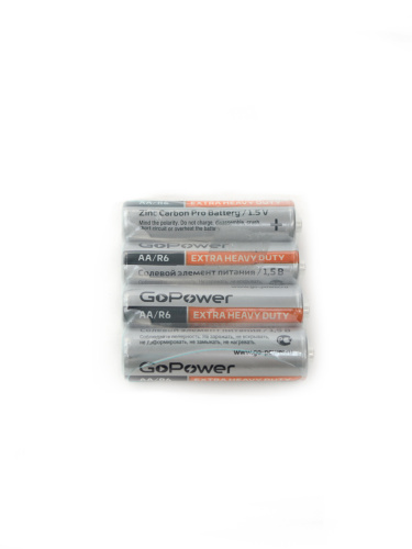 Батарейка GoPower Heavy Duty R6 SP-4 /уп 60/пальчиковые