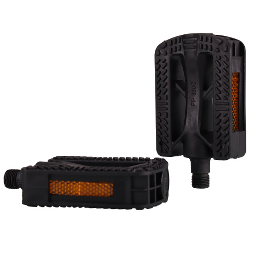 Педаль CITY MIXIEER MX-P830, 9/16 резьба, PP корпус, сталь. подшипник, 105х70мм, с рефлектором, 2S ось, black, 1 пара /уп50/