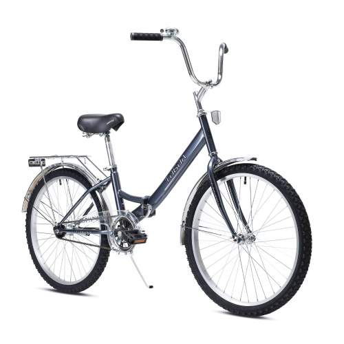 Велосипед 24" рама 14" 1sp KRYPTON ТОБОЛ складной серый