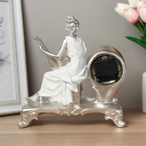 Часы статуэтка Дама 26х11х29 см / 28-678 /уп 12/
