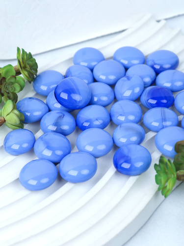 Декоративные камни 350г синии / 7-21/1 /уп 50/