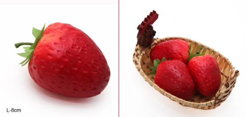 Муляж Клубника 9 см / 33-15 /уп 150/300/