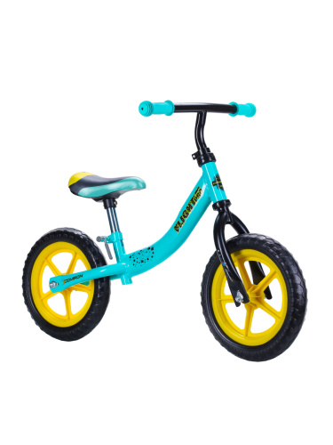 Беговел 12" COMIRON Flight Pro / CB1205 / уп 6 / Цвет: лазурный/ КРАТНО УПАКОВКЕ 6 ШТ.