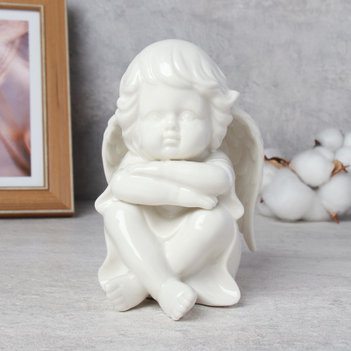 Фигурка Ангел 14 см / AH-38 /уп 48/фарфор