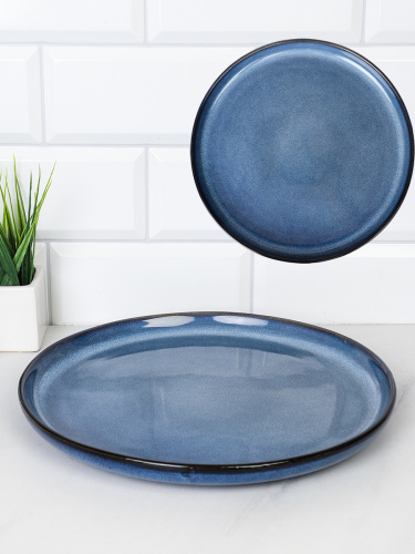 Тарелка 260 мм / 44201-10,5 /уп 6/12/ Глазурованное реактивное покрытие ДОП СКИДКА НА КОРОБ 2%