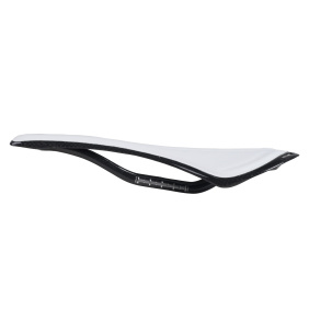 Седло велосипедное MTB карбоновое ZEON IREMEL TX-05W 275X143мм вес 120+/- 5 гр. белое /уп 20/