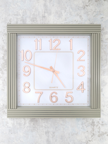 Часы настенные 42х42х4 см / WS-7632 /уп 8/