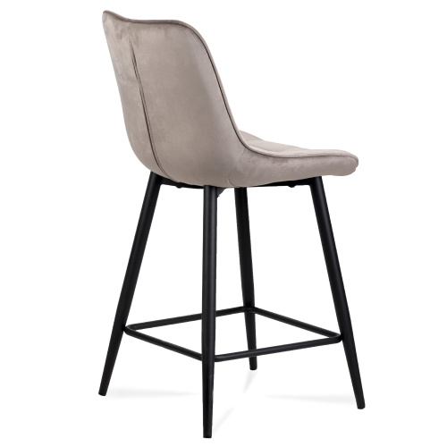 Стул барный SB-006 Светло-коричневый Velvet G062-13 / GBAR8060A-1 /уп 2/