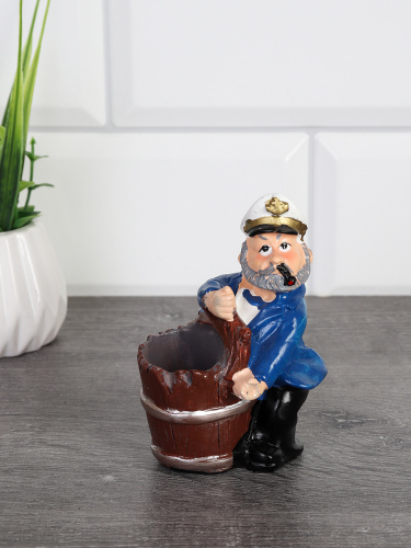 Подставка для зубочисток Моряк 10 см / LY1128 /уп 192/ без зубочисток