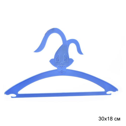 Вешалка детская Зайчик микс 30х18 см /уп/10/ 50/