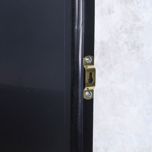 Зеркало в алюминиевой раме напольное/настенное 550х1650 / HLQW-AM09005 /уп 1/Небьющееся зеркало