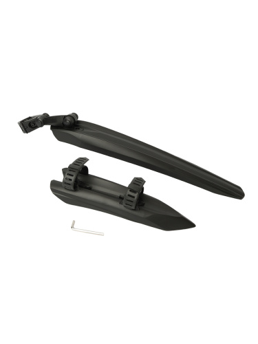 Крылья для велосипеда для колёс на 26-29". COMIRON Touring Shield. комплект 2 шт. Цвет: Черный. /уп 40/