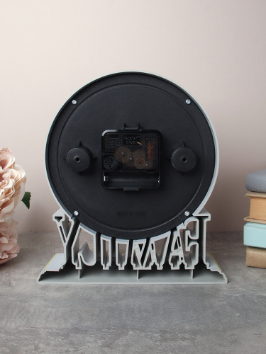 Часы настольные 18,5х20,5х6 см Семья / WS-F-2 /уп 40/