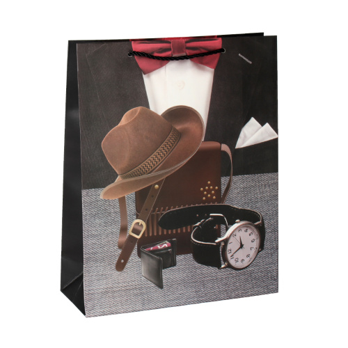 Пакет подарочный 26х32х10 23 февраля / 9448-M /уп 12/480/