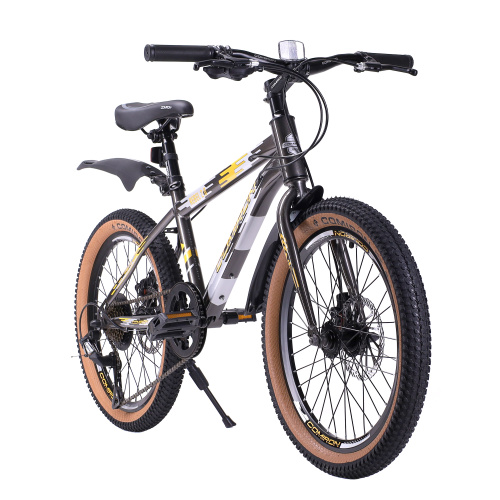 Велосипед 20" рама 12" 7sp COMIRON REBEL ригид чёрный