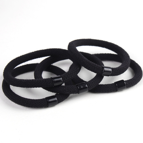 Резинка для волос набор 40 штук черная / YAN-9 /уп 1/