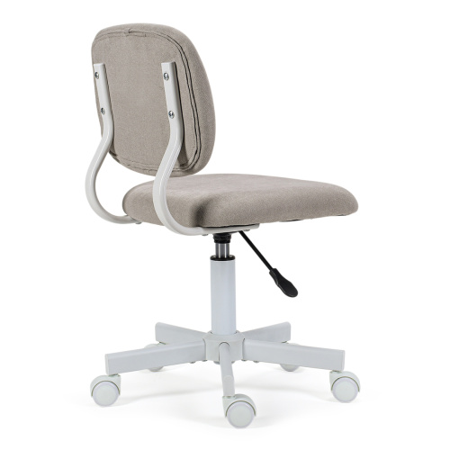 Детское кресло MC-201-W СЕРЫЙ №4 велюр