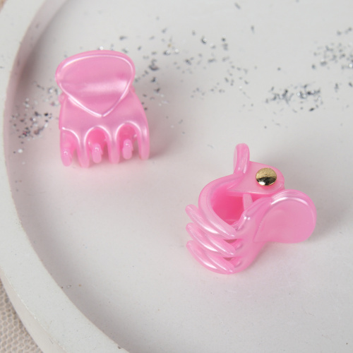 Краб мини для волос набор 2 штуки / N3012-1 /уп 1/723799 Перламутр