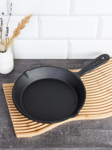 Сковорода чугунная с ручкой 20х3,2 / Y20YB /уп 20/