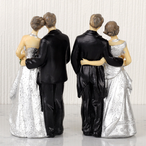 Фигурка Молодожены 13,5 см / XY-10 /уп 2/144/