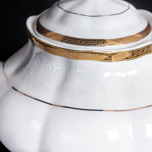 Чайник заварочный 1,1 л / KR14-2151 /уп 4/ костяной фарфор