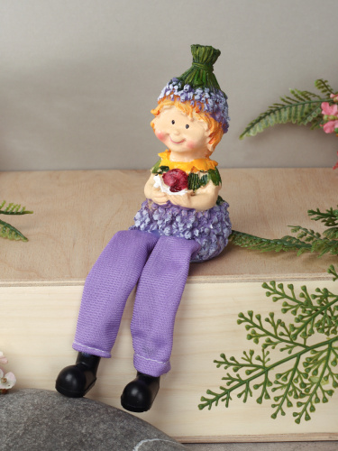 Фигурка висячие ножки Лаванда 10 см / YG761 /уп 2/288/микс