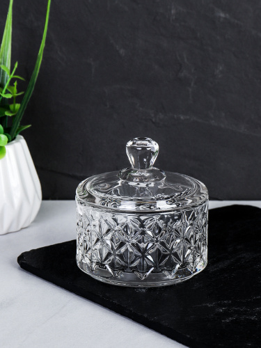 Сахарница 100 мл Ромб маленький / TB041-1(1+1)B /уп 72/