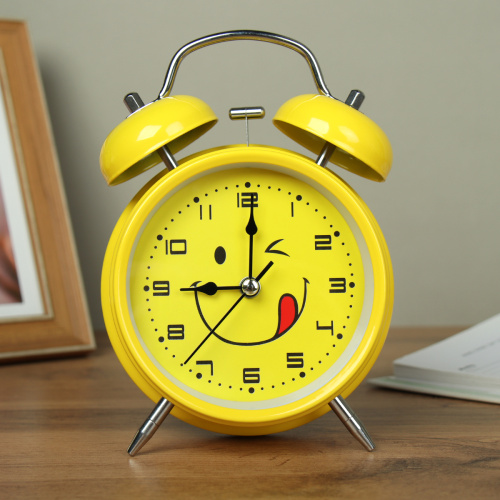 Будильник Смайлик 16 см / 668 /уп 60/ 