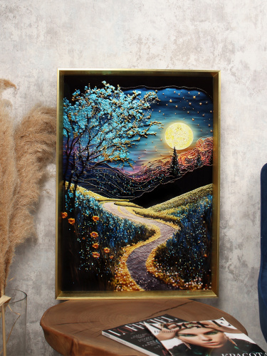 Картина 50х70 Природа / HA-1587 /уп 18/стразы