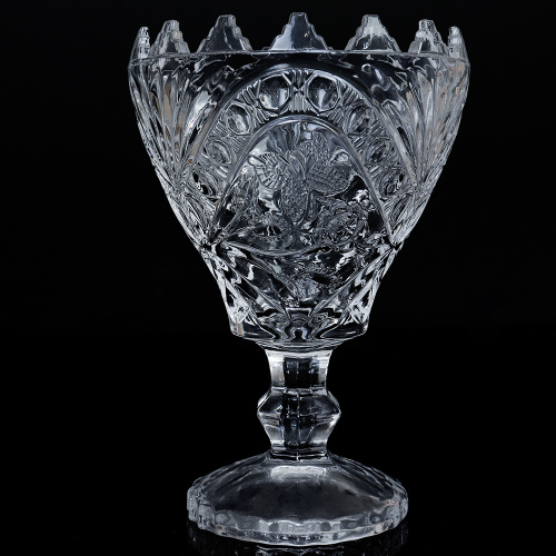 Ваза для сервировки на ножке 12x16 см / 5215B /уп 36/ ШТУЧНО