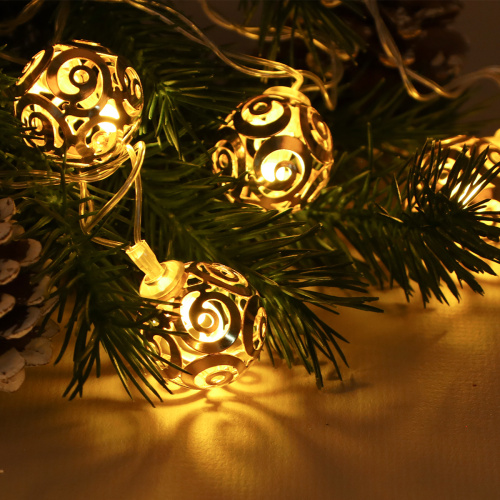 Гирлянда светодиодная 2 м 10 LED Шарики / GN11/уп 100/