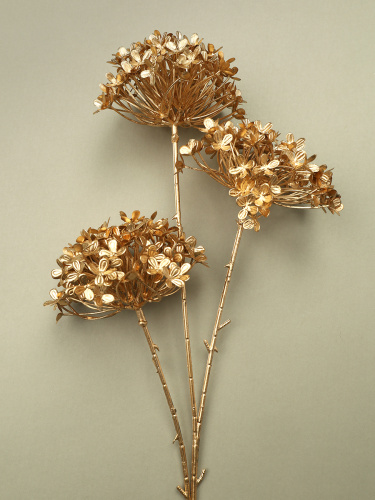 Ветка декоративная 66 см золото / G-306 /уп 240/