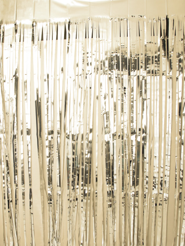 Дождь занавес 100x200 см светлое золото / NGA-18 /уп 10/300/для фотозоны на клейкой ленте