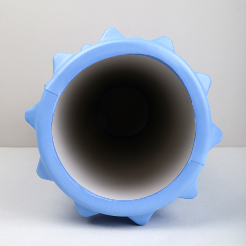 Ролик массажный спортивный Woohooo SHARP 45x14/ голубой /уп10