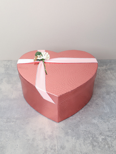 Коробка подарочная 3 штуки Сердце набор / C2-2304 /уп 36/