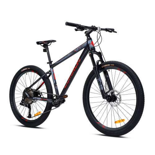 Велосипед горный COMIRON PREDATOR 27.5-17" чёрно-красный