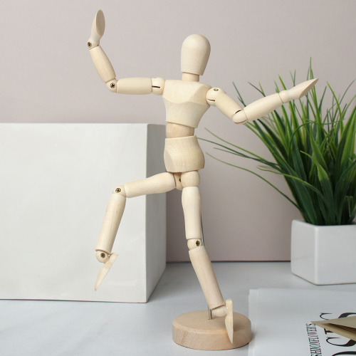 Сувенир Человек деревянный 21 см / H-21 /уп 100/