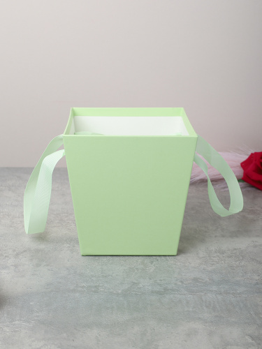 Коробка подарочная для цветов 15х15 см / SK-007 /уп 90/